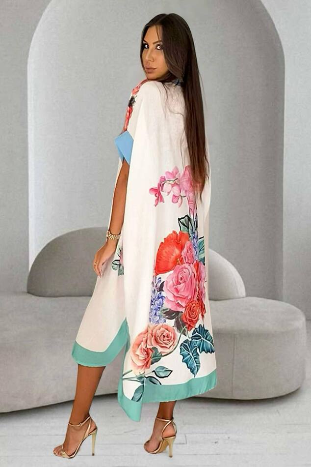 'ANCÔNE' Robe Fleurs
