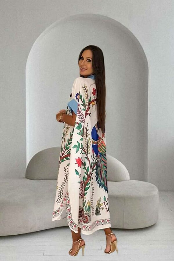 'OLBIA' Robe Paon – Image 2