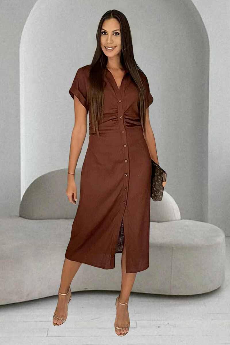 'TERRASSA' ROBE CHOCOLAT
