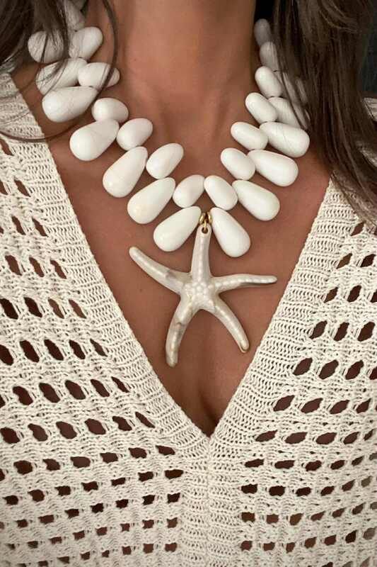 'KAVÁLA' COLLIER ÉCRU