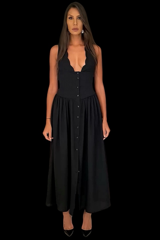 'IRUMA' ROBE NOIRE