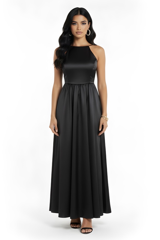 'LIMEIRA' ROBE DOS NU NOIR