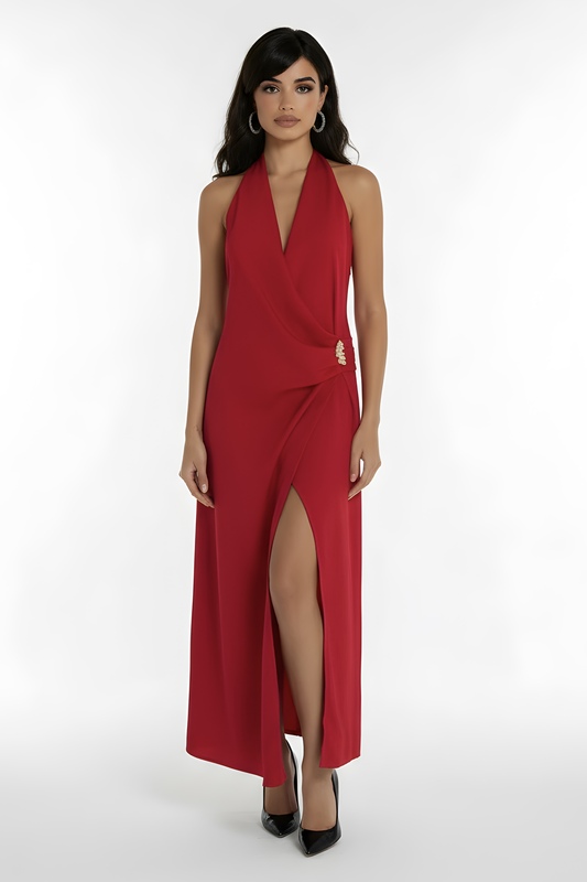 'MARILIÁ' ROBE ROUGE