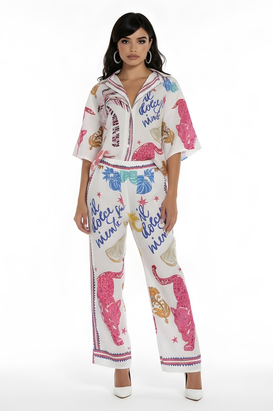 'ROSSANO' SET LIN & COTON