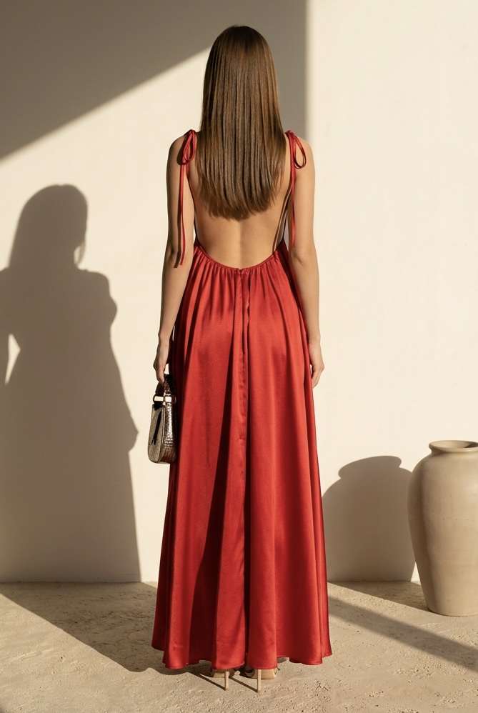'LIMEIRA' ROBE DOS NU ROUGE