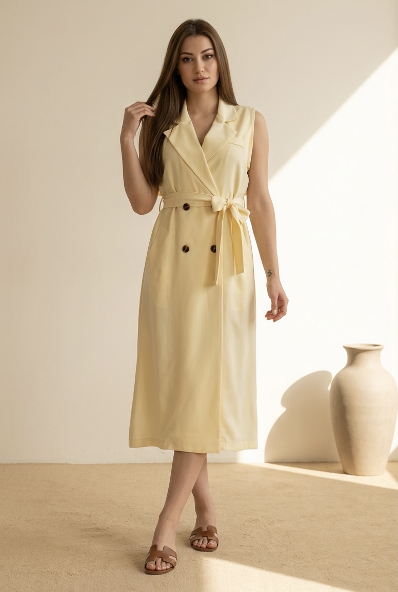 'POLÍCHNI' ROBE JAUNE