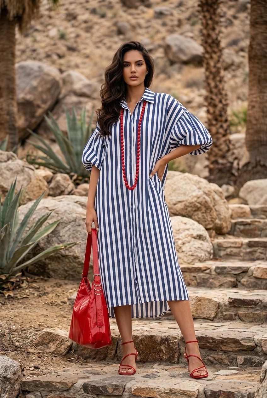 'BOLZANE' ROBE MARINE 100% VISCOSE