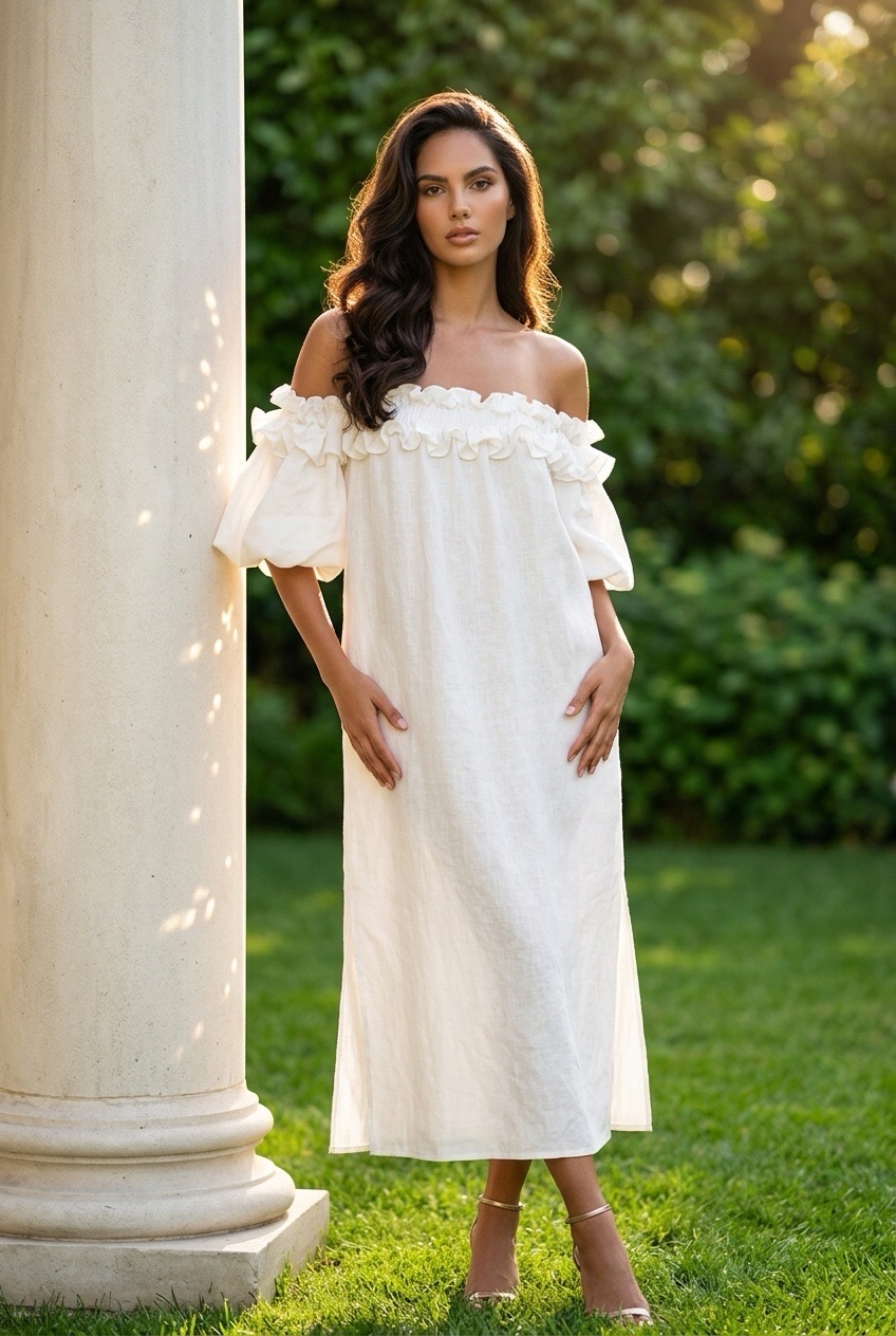 'MAUÁ' ROBE COTON