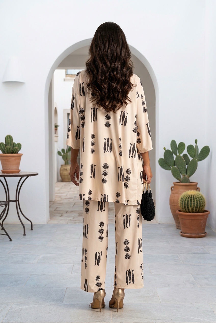 'KOMOTINÍ' VESTE & PANTALON BLANC – Image 4